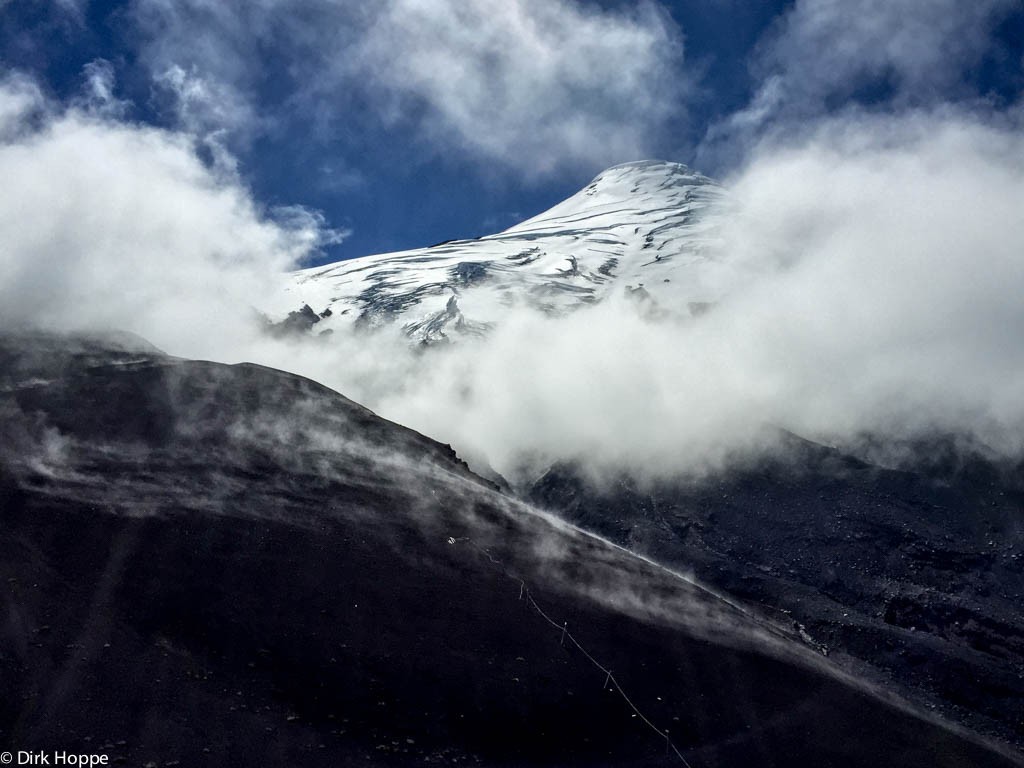 Gipfel des Vulkan Osorno